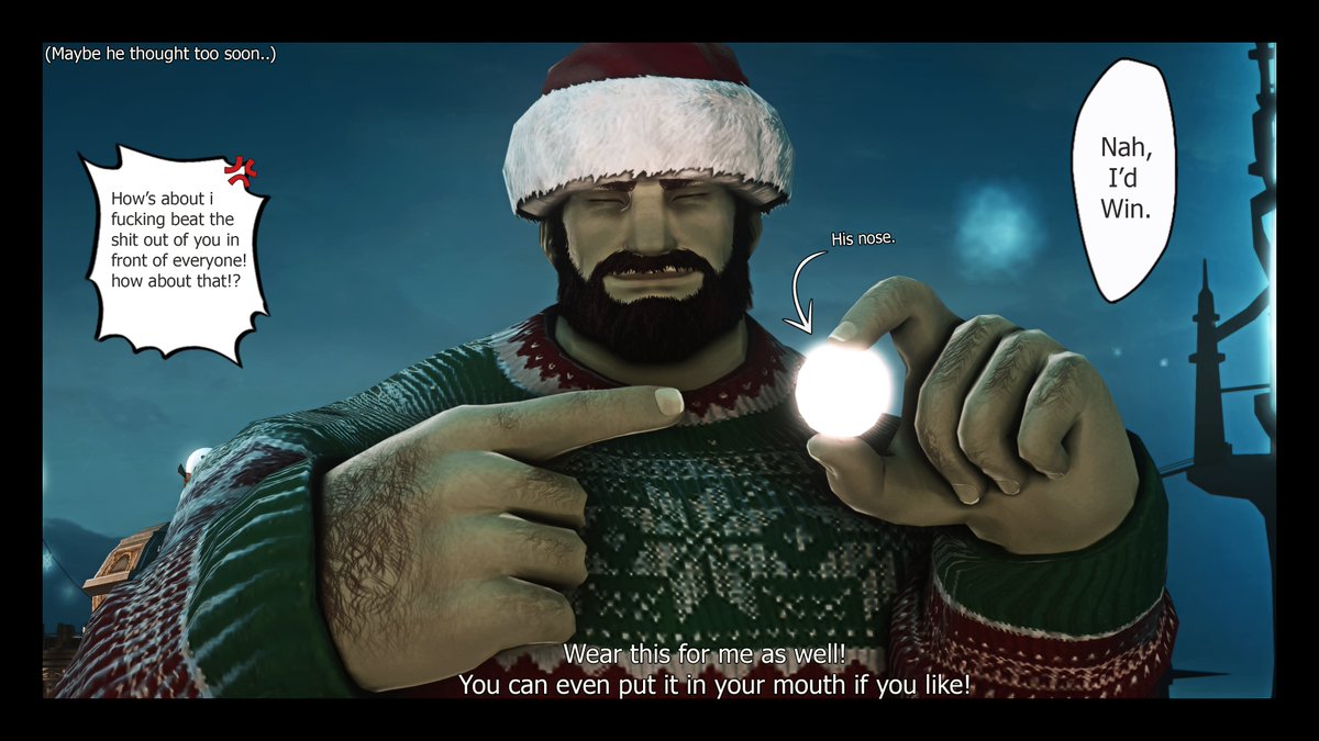 FFxiv_Bear's tweet photo. Asking too much to a holiday hater https://t.co/CiZ6yDBWaa