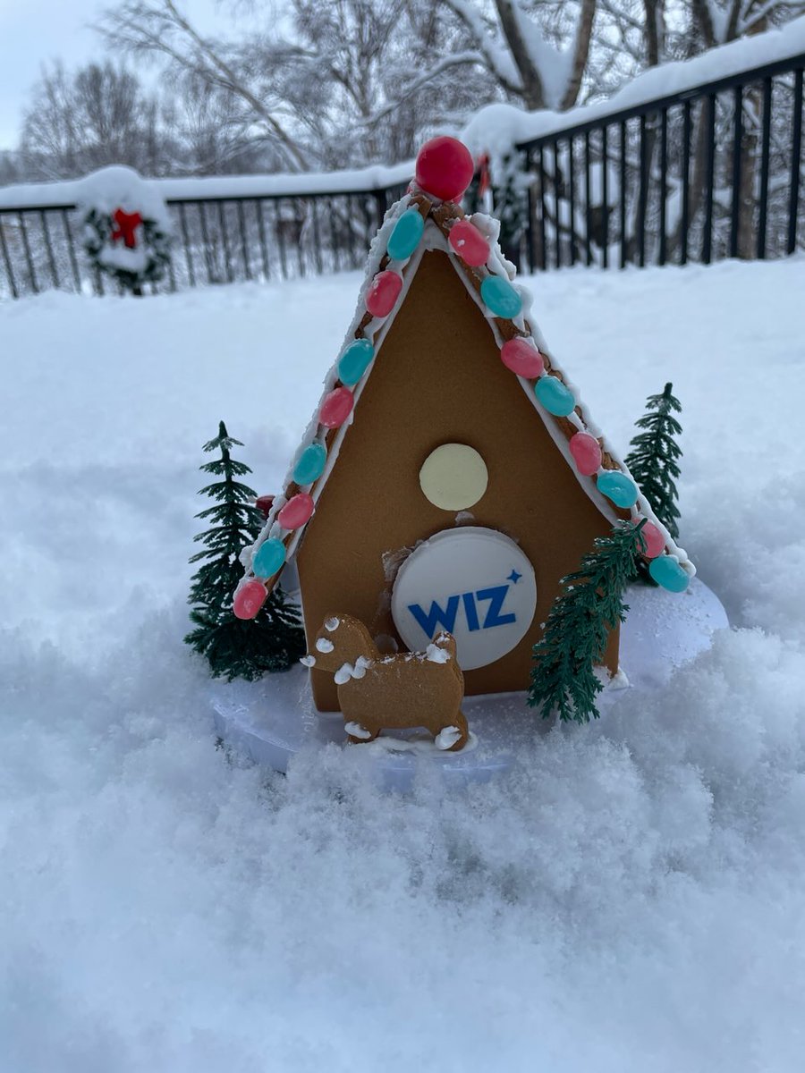 Thank you <a href="/wiz_io/">Wiz</a> for sharing your Holiday Cheer with us!! Enjoyed making the Gingerbread house, secured by Wiz!!