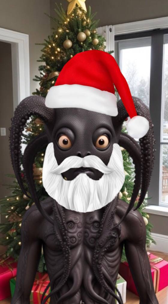 alienoctopus_'s tweet photo. Ho-ho-ho, Santa's on his sleigh, 
May $AOT tokens be your celestial star,
#Solana shining, like stars so bright, 
Drop your wallet, don't be shy, 
May your upcoming new year be pure delight!

🐙 https://t.co/Tr3zemL4ha