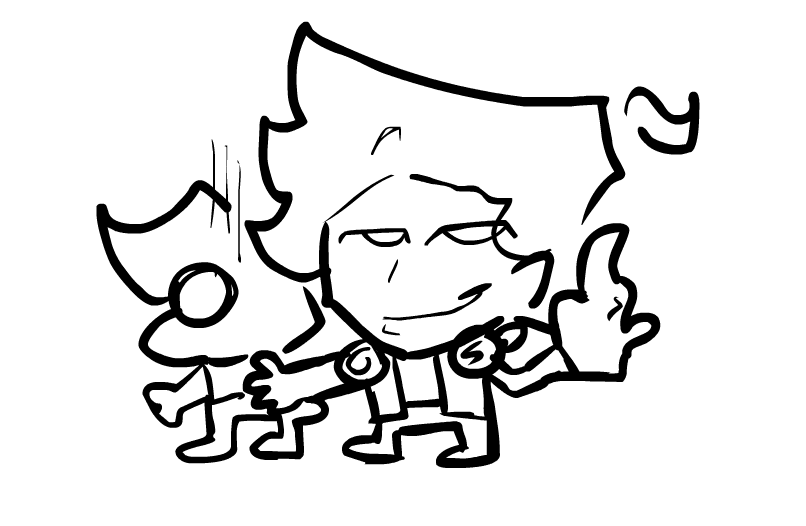 FunkConsTeam's tweet image. Dasher's daily doodle:
naughty funkin