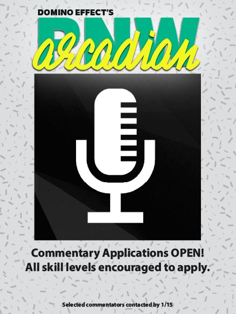 Commentary applications for Domino Effect's PNW Arcadian are OPEN! All are encouraged to apply.

LINK: forms.gle/cJhRoN8gDff4h9…