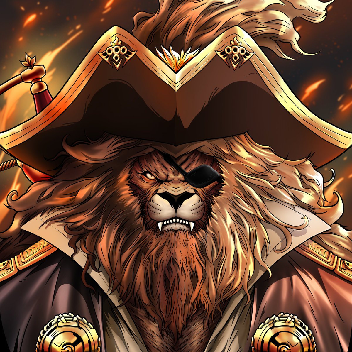 It's high time we introduced the next legendary Dark Lion: Terror of the Seven Seas 🌊

There's no doubt this captain runs a tight ship 🏴‍☠️