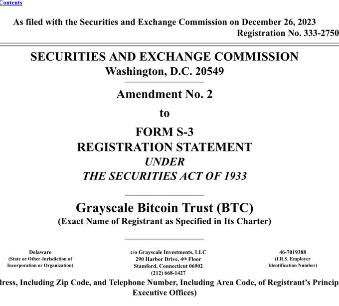 Enmienda del ETF Bitcoin de Grayscale