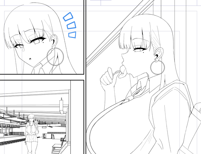 コピー本描いてる 