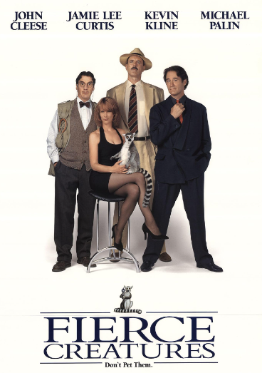 FilmsQuirky's tweet photo. Dec 27: Zoo 🦒🦓🦁
#Bales2023FilmChallenge #FilmX 📽️ 🎬
@bales1181
#FierceCreatures (1997)
Zookeepers struggle to deal with the policies of changing directors.
#JohnCleese #JamieLeeCurtis #KevinKline
#MichaelPalin #RonnieCorbett #CareyLowell
[3/3] https://t.co/QUTirjMkGM