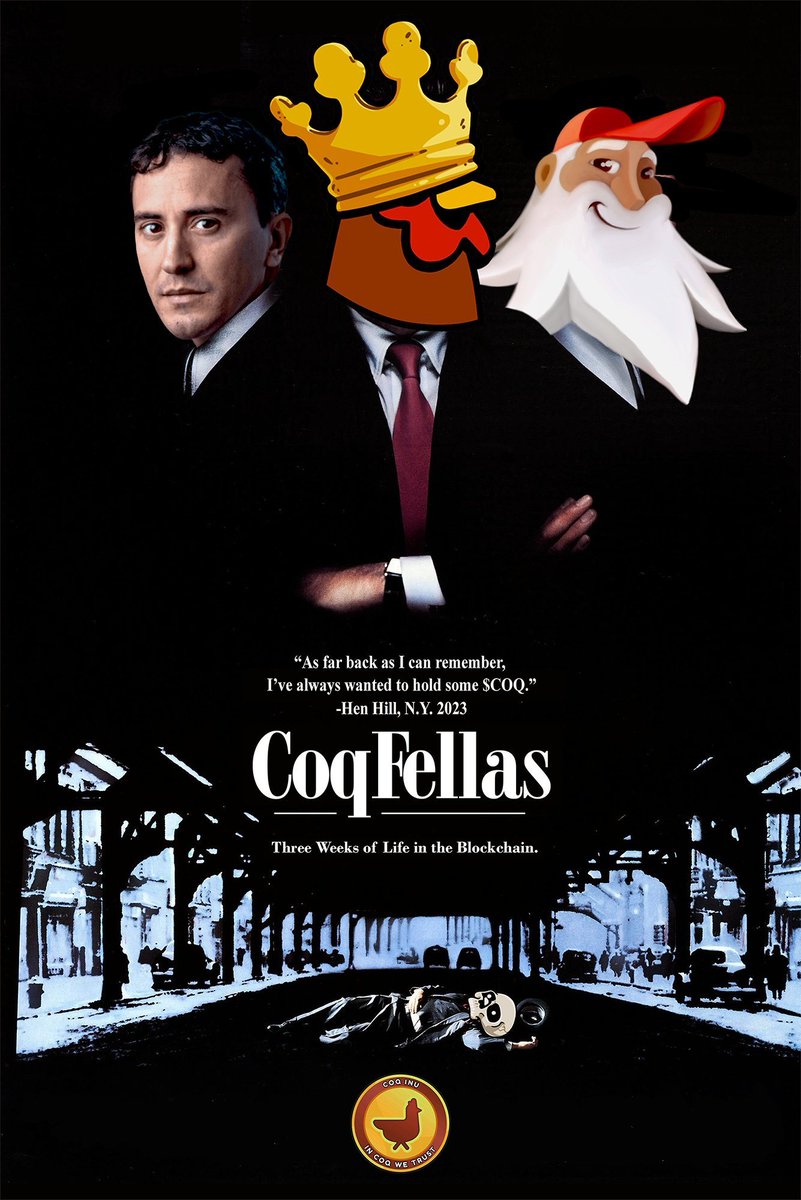 CoqFellas

Three Weeks of Life in the Blockchain.

$coq 🐓🔺