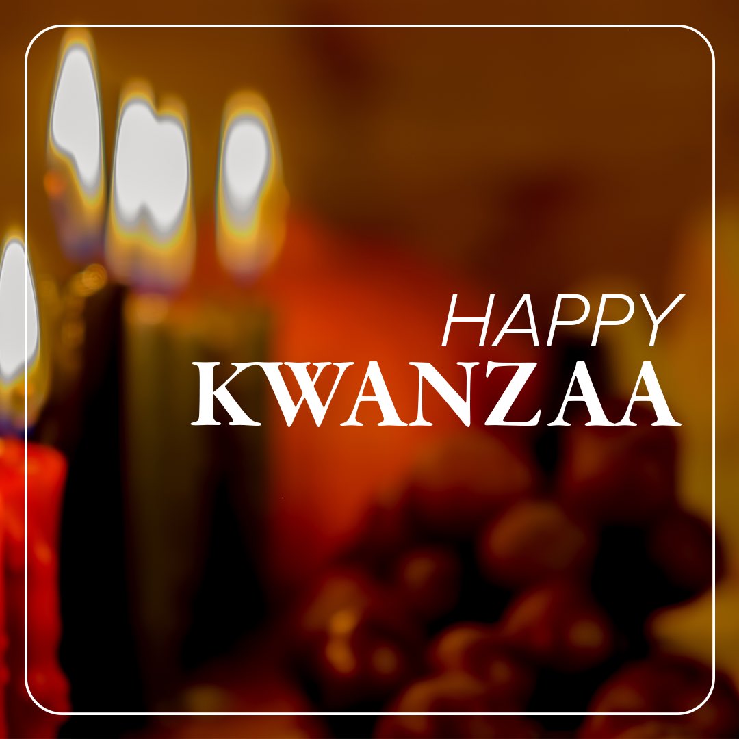 A very Happy Kwanzaa to everyone celebrating in New York and across the country!