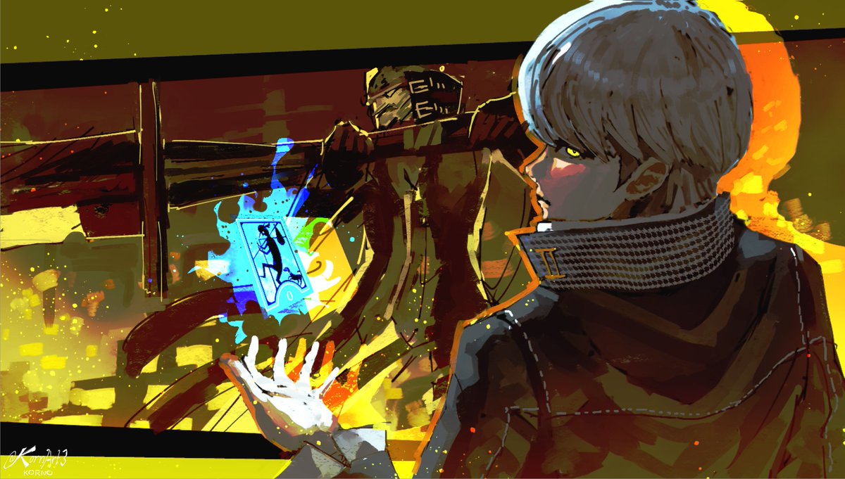 KornArt3's tweet photo. Persona ! https://t.co/r8WNwalPim