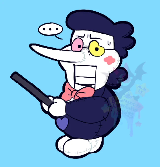 He saw something 