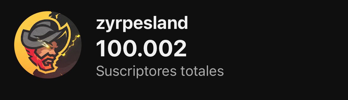 zyrpesland (@zyrpesland) on Twitter photo SE CONSIGUIÓ !!!! SOY YOUTUBER 😎
<a href="/TeamYouTube/">TeamYouTube</a> quiero mi fu*** placa de mil euristaaaa
100K ‼️‼️‼️ SE CONSIGUIÓ !!!! SOY YOUTUBER 😎
<a href="/TeamYouTube/">TeamYouTube</a> quiero mi fu*** placa de mil euristaaaa
100K ‼️‼️‼️