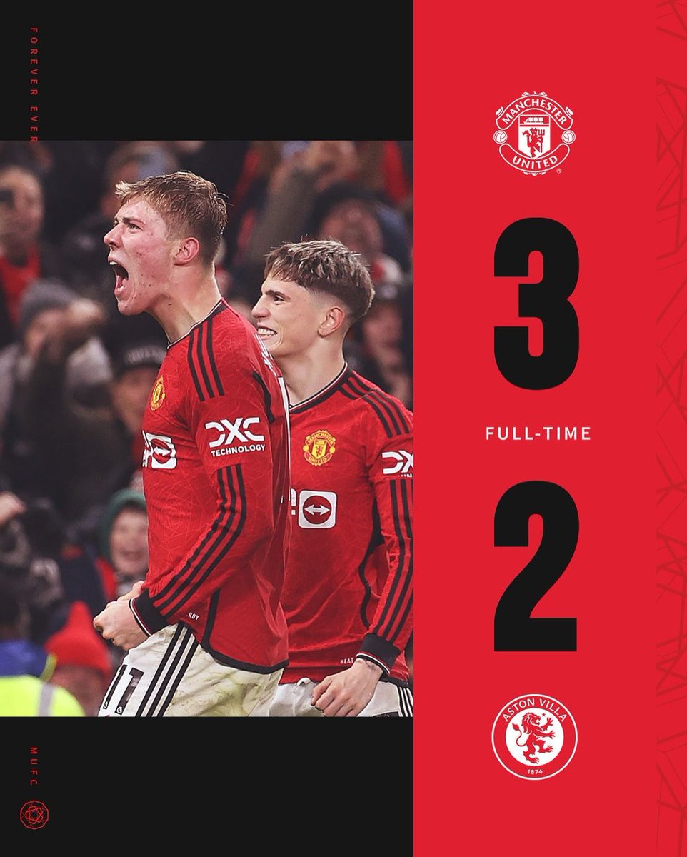 CarolRadull's tweet photo. Thank you Man United for taking points off Villa. Your love for Arsenal is remarkable.

FT. Manchester United 3-2 Aston Villa
#MUNAVL https://t.co/TL5q9m58gX