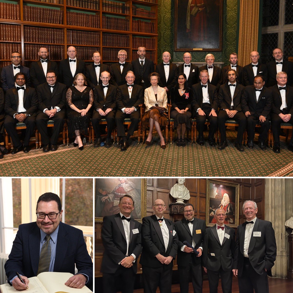 Bashar Nuseibeh (@bnuseibeh) on Twitter photo On "the day" they made me sign a book and then change into a penguin suit for the induction ceremony🤵🏽. Luckily I was flanked (bottom right) by friends who were just as bemused <a href="/Mark_Harman/">Mark Harman</a> <a href="/profserious/">Anthony Finkelstein</a> Morris Sloman & <a href="/JeffKramer8/">Jeff Kramer</a>. I'm not allowed to show the 'royal handshake'🤷🏽♂️ On "the day" they made me sign a book and then change into a penguin suit for the induction ceremony🤵🏽. Luckily I was flanked (bottom right) by friends who were just as bemused <a href="/Mark_Harman/">Mark Harman</a> <a href="/profserious/">Anthony Finkelstein</a> Morris Sloman & <a href="/JeffKramer8/">Jeff Kramer</a>. I'm not allowed to show the 'royal handshake'🤷🏽♂️