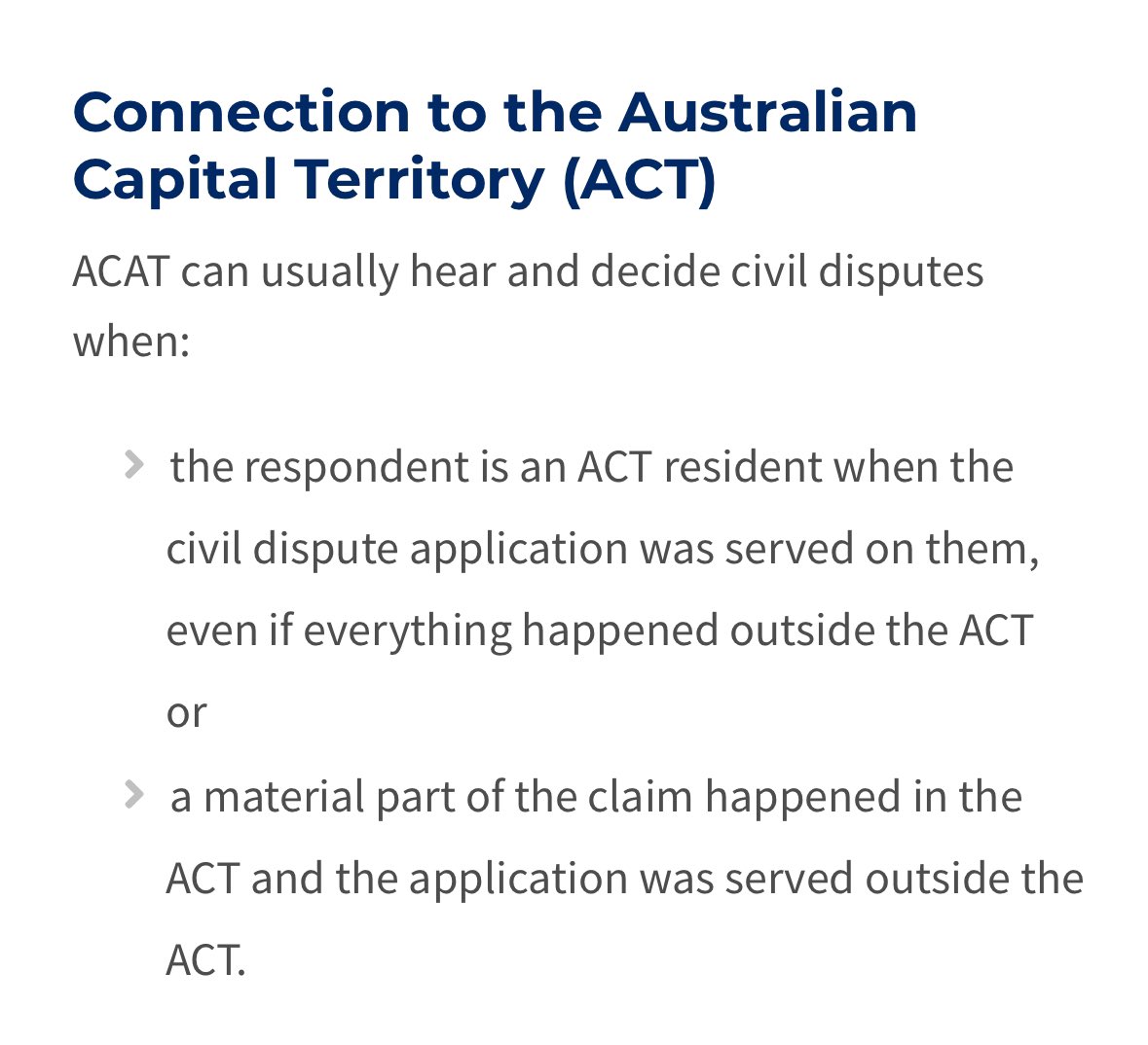deemadigan's tweet image. Someone needs to explain to this nicompoop that the respondent (that would be me) needs to live in the ACT. I don’t.