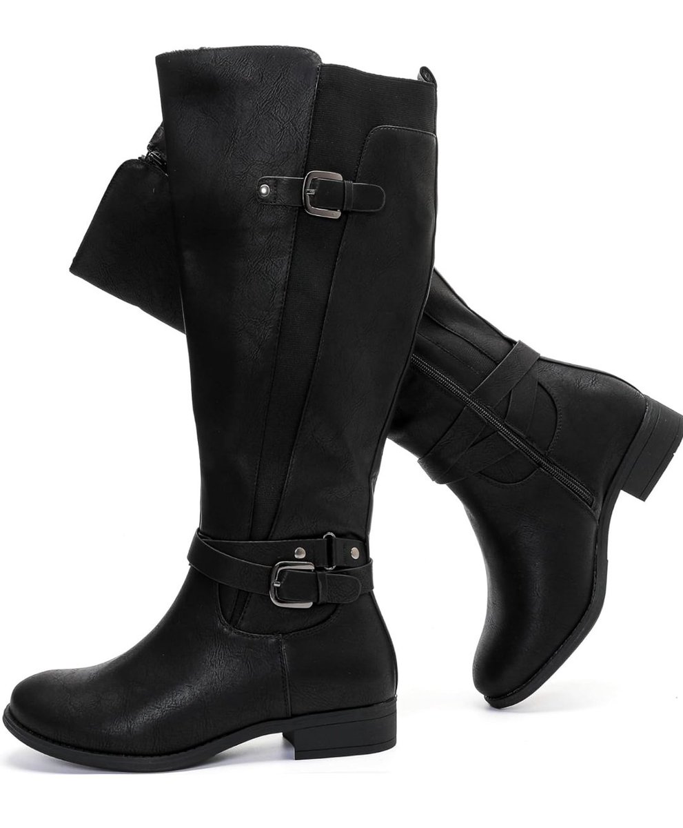 CaseyTeele's tweet photo. @Tryazon @Tryazon I really wanted these boots in a 11.5 extra wide calf. @luoika  https://t.co/nmm7V12kZf https://t.co/NqUCZII93I
