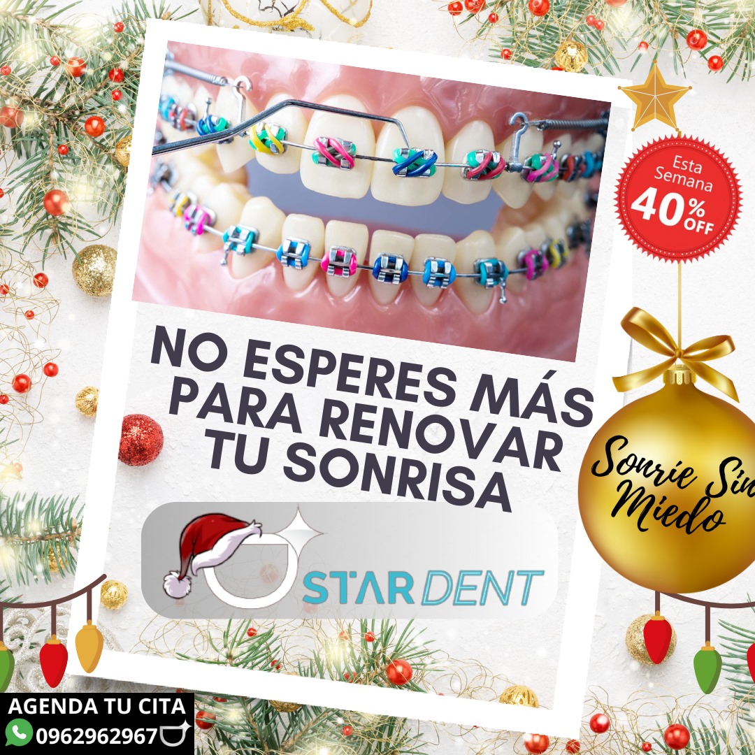 StarDentRio's tweet photo. Es hora de iniciar tu tan esperada ortodoncia y empezar el 2024 con cambios 😉
Aprovecha la gran promoción, reserva tu cita hasta el 31 de diciembre y consigue el 40% de descuento en tu ortodoncia 🥳
#Riobamba #Navidad2023 
Agenda tu cita y #SonríeSinMiedo https://t.co/Wh9X81IpPS