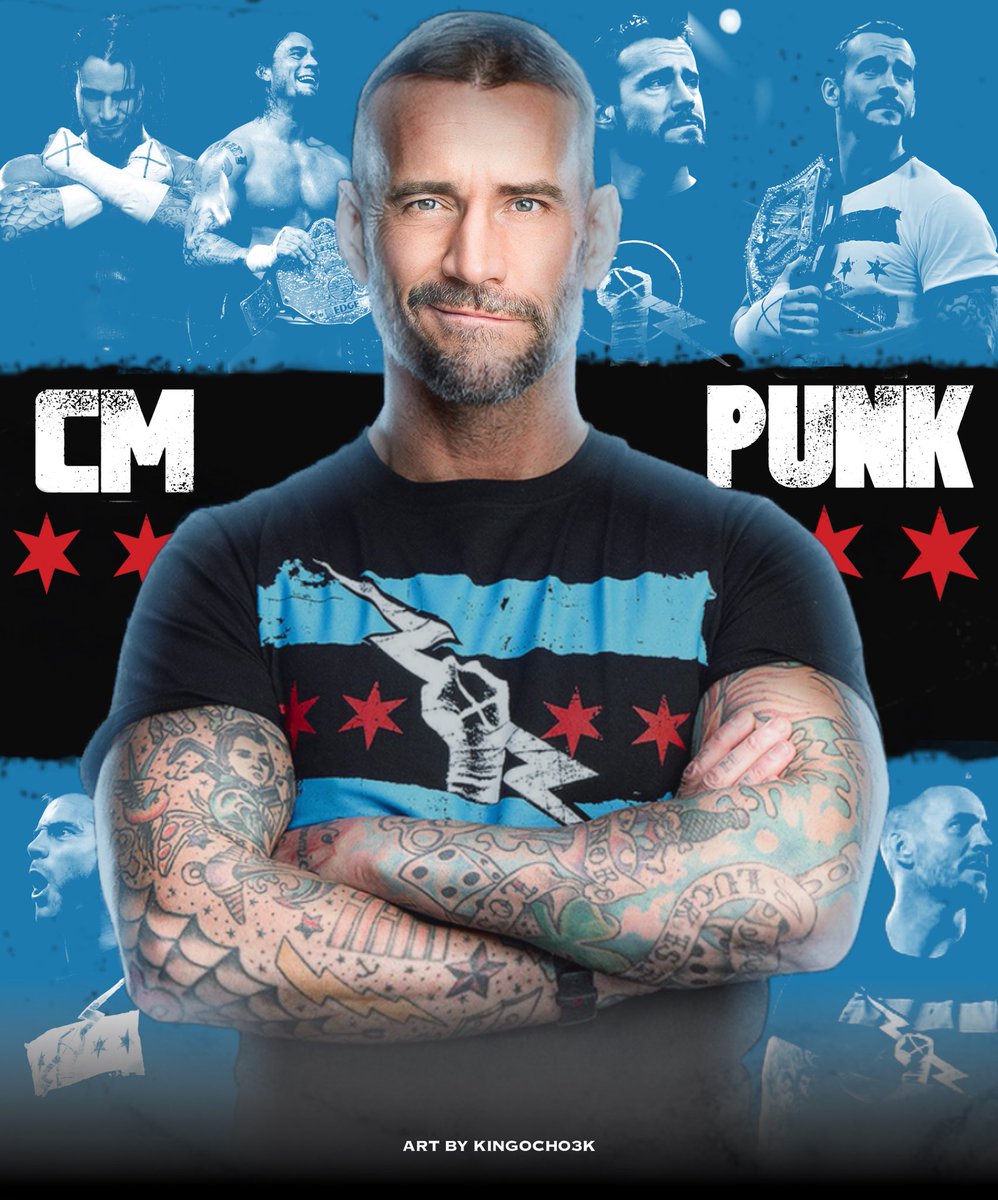 It’s been 10 years since @CMPunk wrestle in the WWE. Tonight he’s returning to compete in his first match since 2014 at a WWE House Show in Madison Square Garden. #WWE #fanart