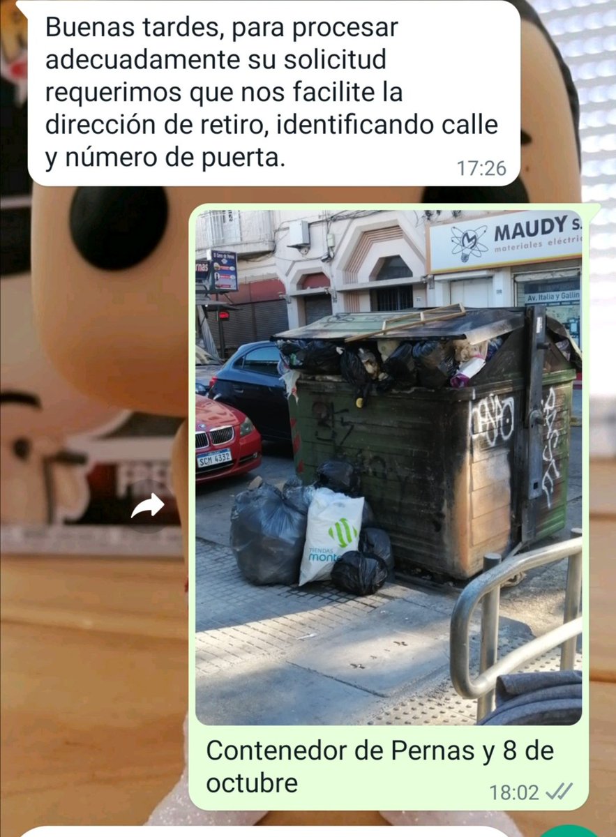 maciel7143's tweet photo. Pernas y 8 de octubre @CosseCarolina plena feria Sanguinetti en diagonal @montevideoIM nunca piden dirección exacta...no se pongan con cosas. https://t.co/Vq0OuxKBwR