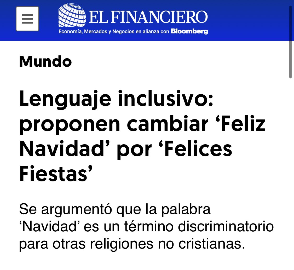 nochaveznada's tweet photo. El medio que está diciendo que un vuelo redirigido por condiciones climatológicas «se perdió» es el mismo que afirmó que había gente diciendo que ‘feliz navidad’ era «discriminatorio», aunque tal cosa nunca ocurrió. ¿Nos explicas tu línea editorial, @ElFinanciero_Mx? https://t.co/Dc5wk9Ve7O
