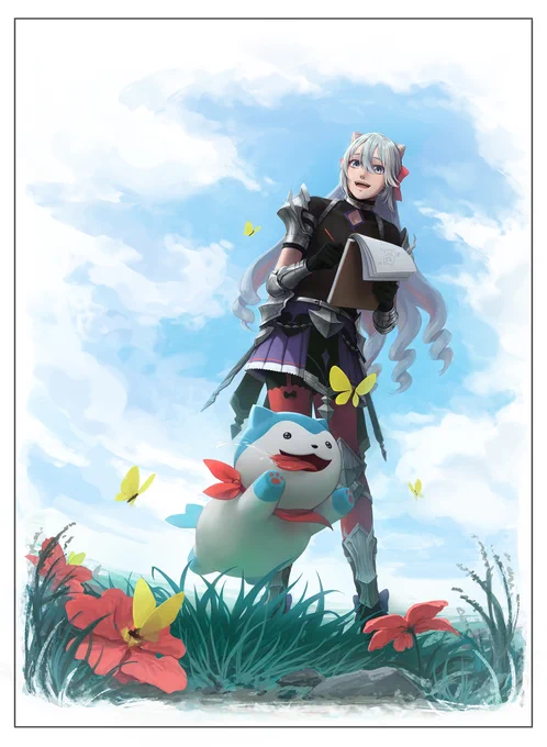 Fire Emblem Engage - Rosado sketching Sommie  