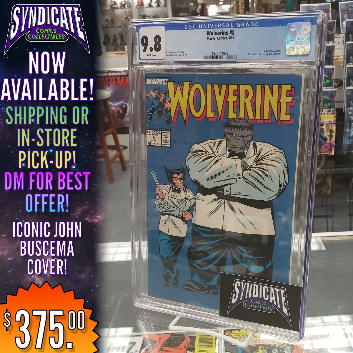 SyndicomicsGA's tweet photo. Now available online &amp; in-store, check the link below! #wolverine #comicbooks
https://t.co/3bdqcpku7F https://t.co/Ouv5Zp6xEX