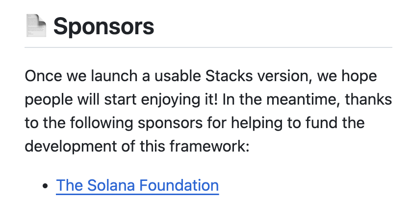 Thank you, <a href="/solana/">Solana</a> 💙

We will not let you down, or anyone following us.