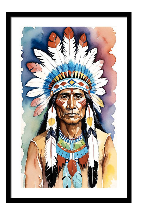 New painting for sale ,' Cherokee High Chief' fineartamerica.com/featured/chero… #Cherokee  #nativeamericanart #cherokeeposter #art #colorful #watercolor #wallart #wallartforsale #gifts #giftideas #homedecor #ayearforart #BuyIntoArt