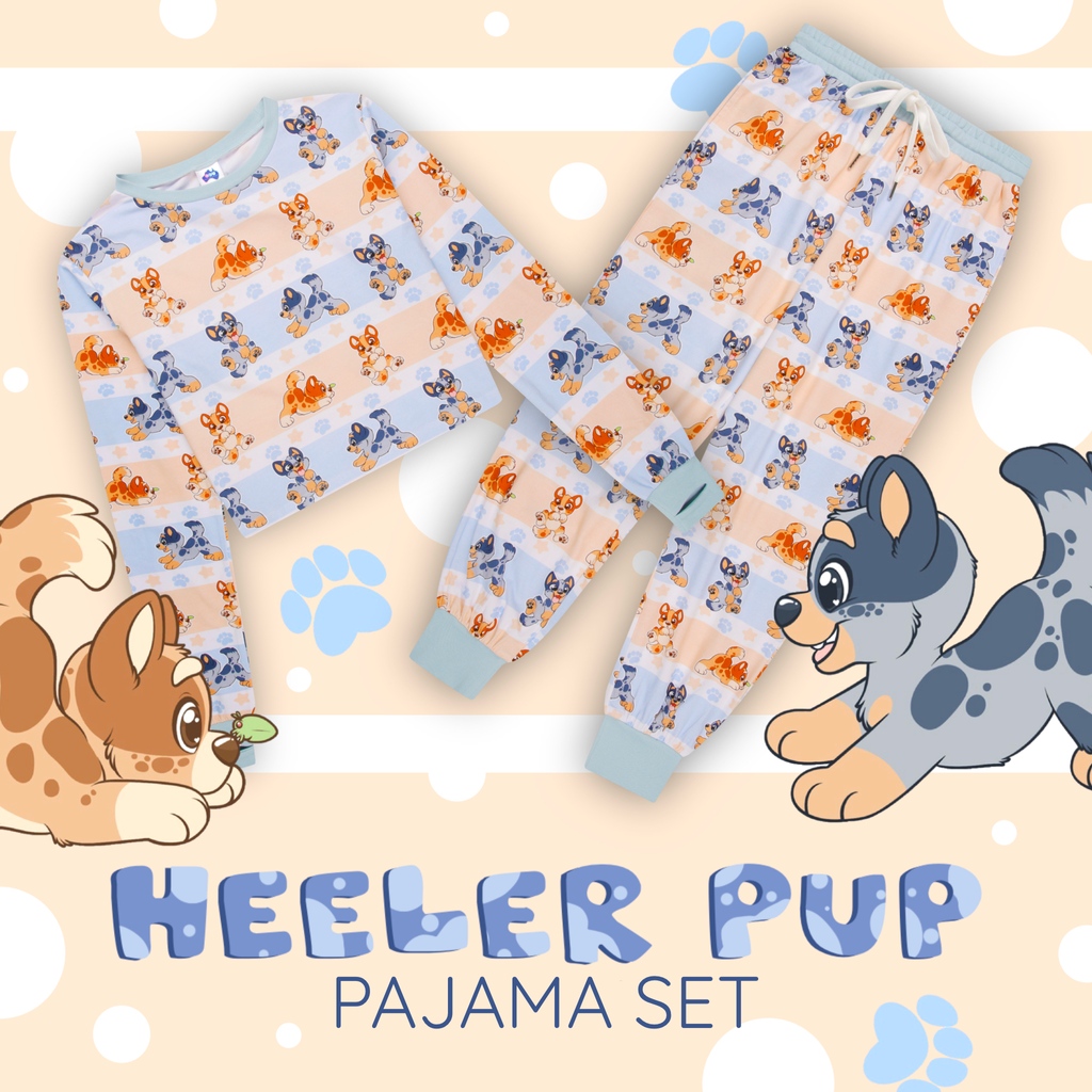OnesieDownunder's tweet photo. AVAILABLE NOW:
🐾 Heeler Pup Top + Bottoms
🎨 Designed By: @MuffinScribbles
📣 Items Sold Separately

FEATURES:
🐶 Thumbholes + deep pockets
🐶 Elastic waistband + adjustable drawstring

Hurry on down to https://t.co/FSmljpvrQo &amp; check out our release TODAY!

#onesiesdownunder https://t.co/LlUgegiN7U