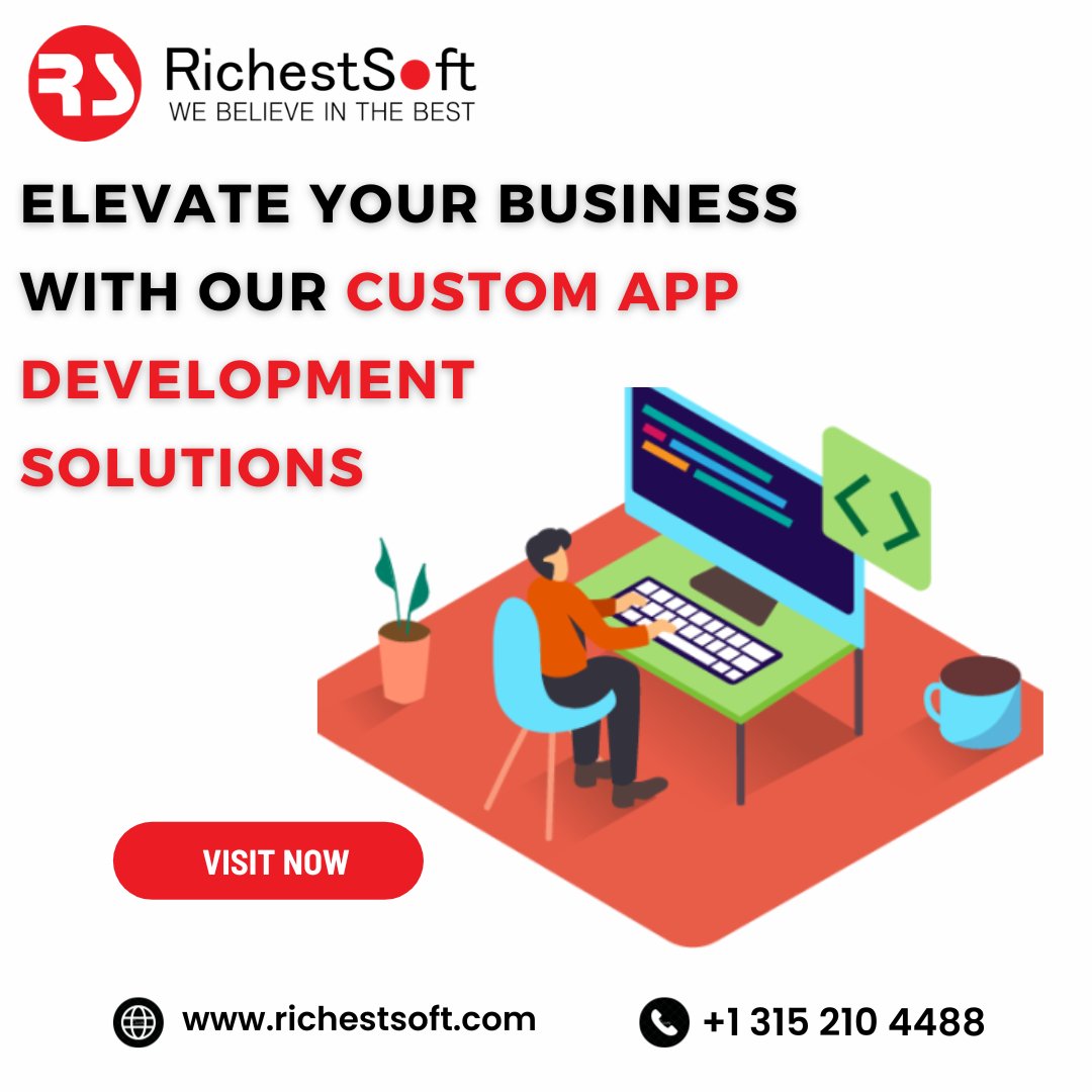David1586265795's tweet image. Take your business to the next level with our custom app development solutions
Tap to the link to learn more: richestsoft.com/custom-app-dev… 

#NextLevelApps #CustomAppSolutions #BusinessTransformation #InnovateWithApps #TailoredTech #ElevateYourBusiness #BespokeAppSolutions