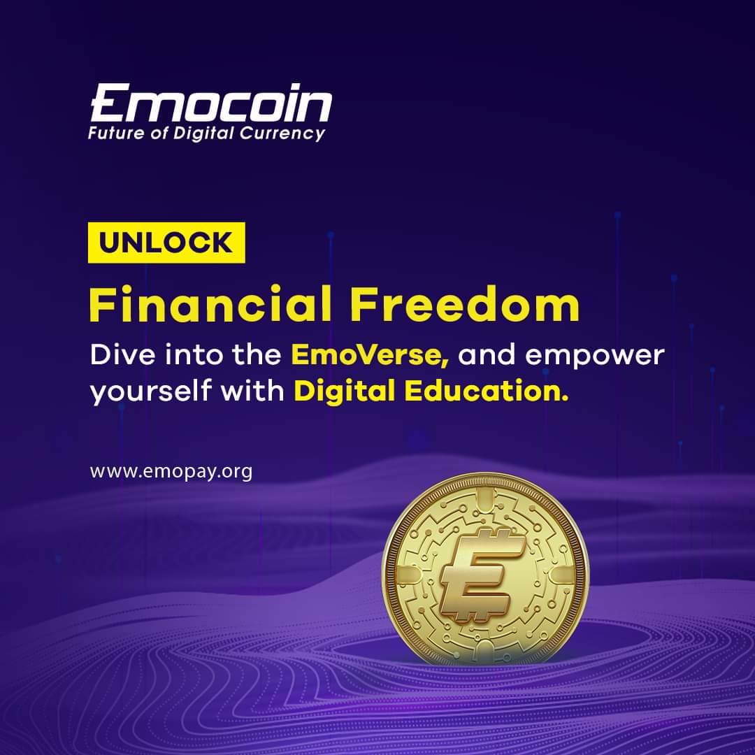 Step into the EmoVerse, a realm of financial possibilities!💸 

Visit 👉🏻 emopay.org

#EmoVerse #DigitalCurreny #FinancialFreedom #Emopay #trading #FinancialJourney #Emo #Revolution #Finance  #FinancialEmpowerment #WealthBuilding #Success #cryptocurrency #Wednesday