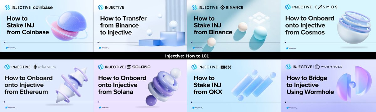 CryptoB_K's tweet image. .@Injective_ : How to Guide
1. How to stake $INJ from Coinbase:
blog.injective.com/en/how-to-stak…
2. How to Transfer from Binance to Injective:
blog.injective.com/en/how-to-tran…
3. How to Stake $INJ from Binance
blog.injective.com/en/how-to-stak…
4. How to Onboard onto Injective from Cosmos…