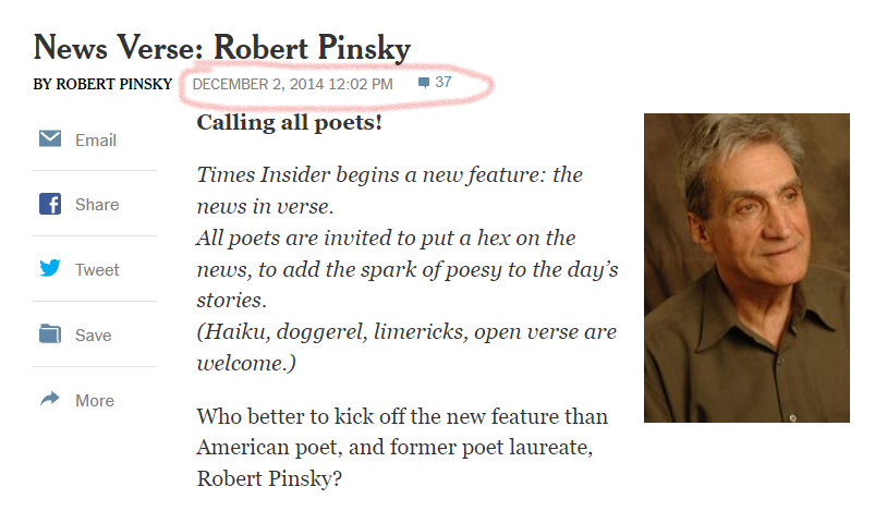 timothygreen's tweet photo. No one ever replied to the query. But six weeks later, this column appeared, which I guess is now ending. At least we outlived my idea they (probably) stole?
#PoetsRespond is as strong as ever, approaching our 10th anniversary. 2/2
https://t.co/fsHkd5gGfS https://t.co/nVIK96OcoW