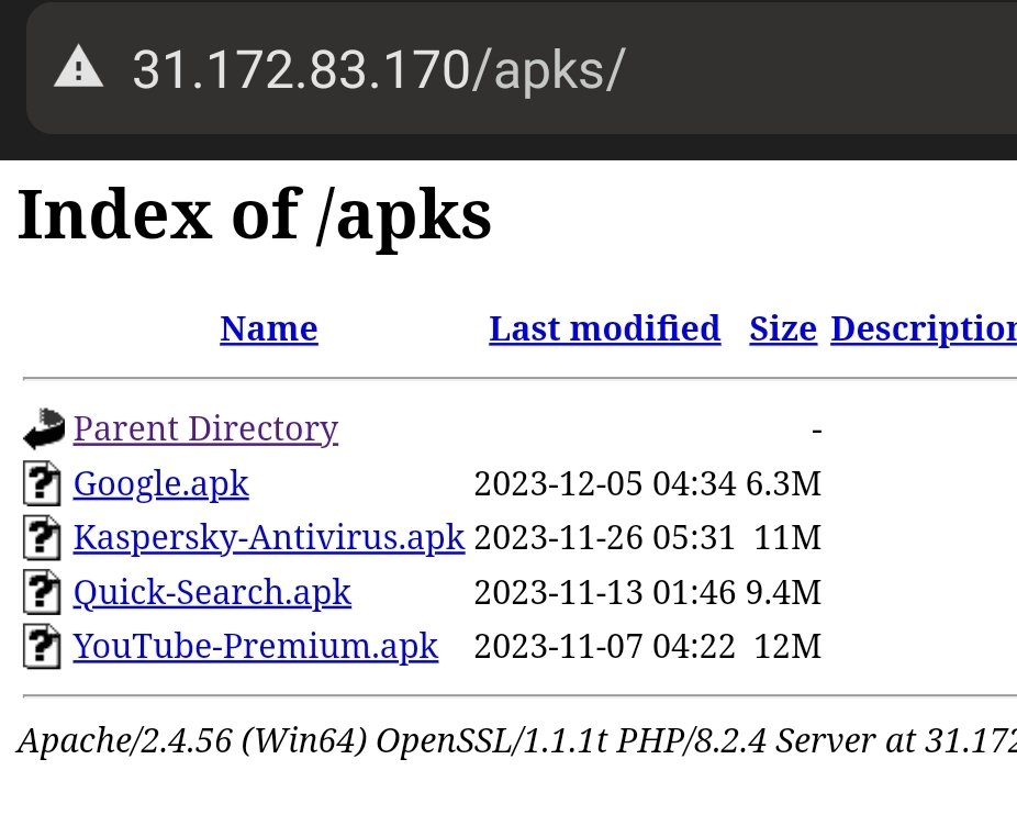 V3n0mStrike's tweet image. #AsyncRAT server distributing #SpyNote a.k.a.  #CypherRat
hxxp://31.172.83.170/apks/
[+]more info: bleepingcomputer.com/news/security/…