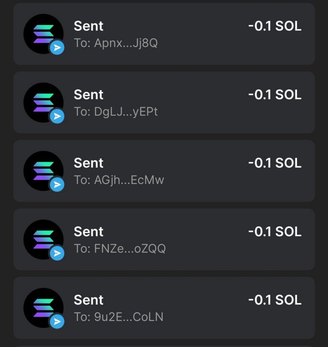 Giving away 0.1 $SOL randomly 🫵

Drop your $SOL wallet, RT &amp; follow 🔄

Check your wallets in 24 hours ⏰