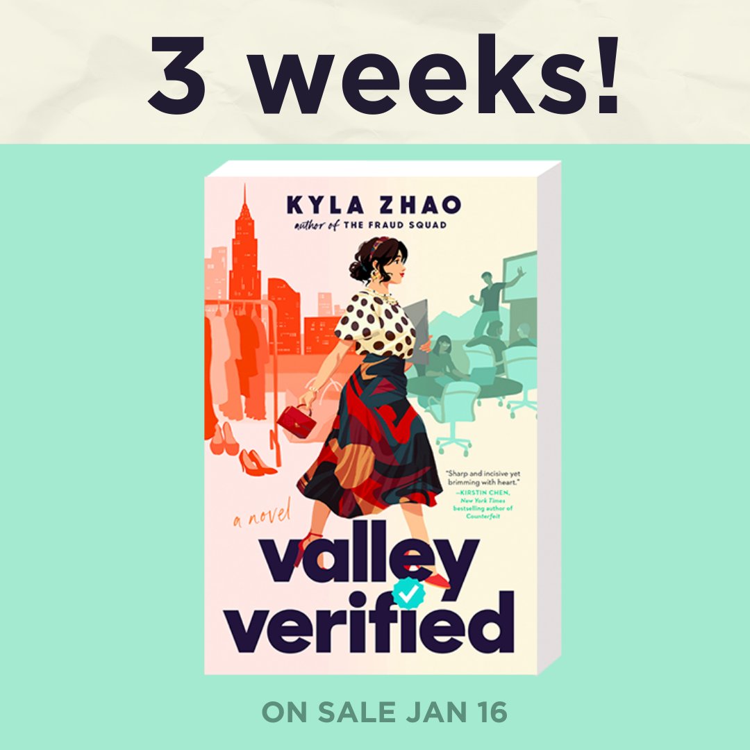 Um. I'm not freaking out. Nope. Really. (I swear I thought there was still at least a month?! But NO only 3 more weeks until my book comes out 🫣🫣) Which means: 3 weeks left to preorder VALLEY VERIFIED and get started on your 2024 reading resolution😉 linktr.ee/kylazhao