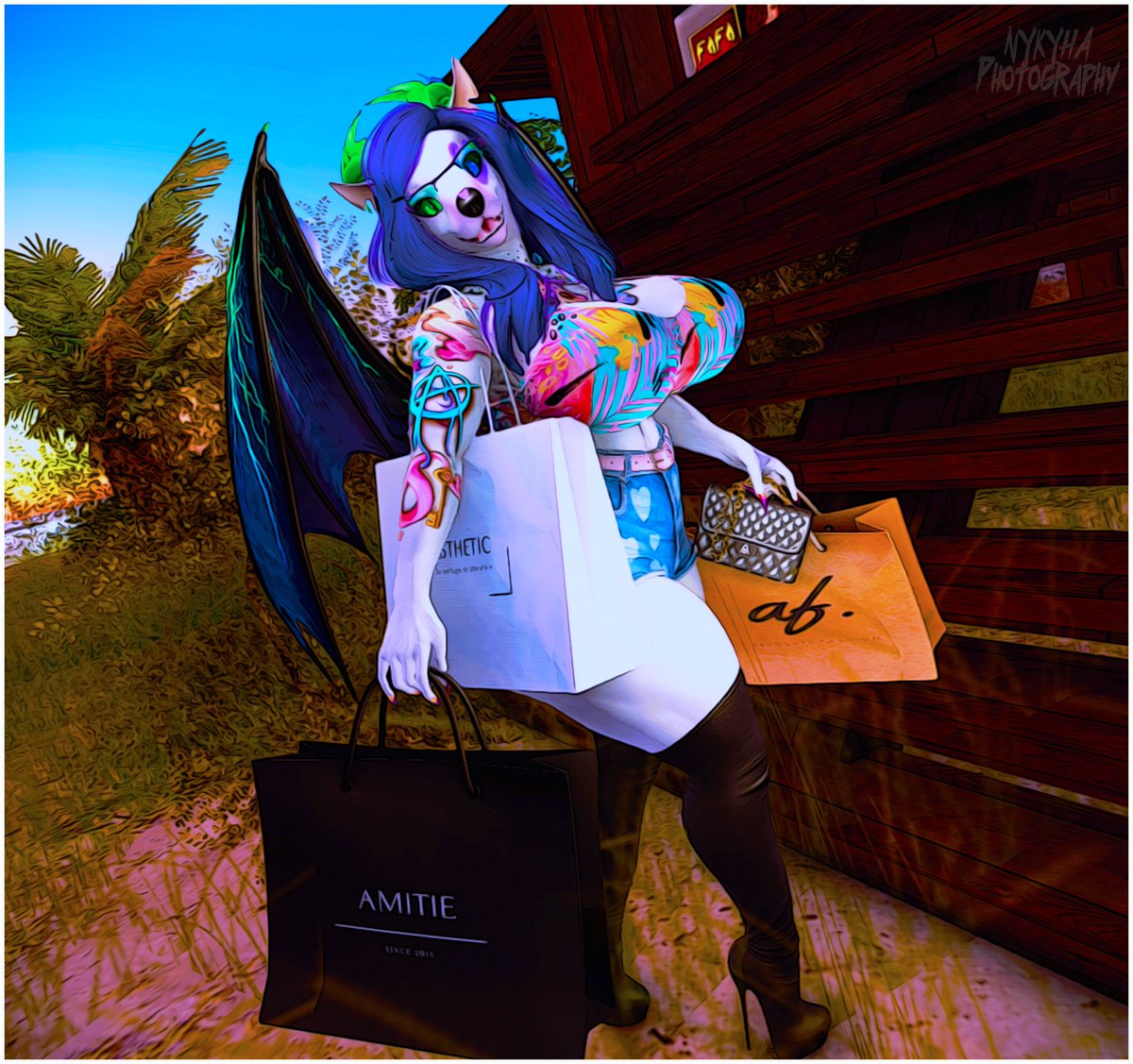 I hope everyone of the <a href="/UFW_SL/">United Furry Wrestling</a> Nation has had a wonderful Christmas.  I myself have been enjoying a little shopping in one of the lovely villages on the outskirts of Bujumbura in Burundi, Africa.  Where’s @NarissaDitirin?  She’s taking her own little tour for training purposes.