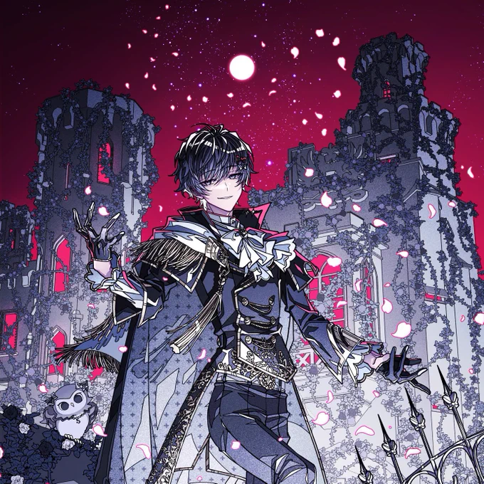 #クリエイターさんの夜っぽい作品が見たい