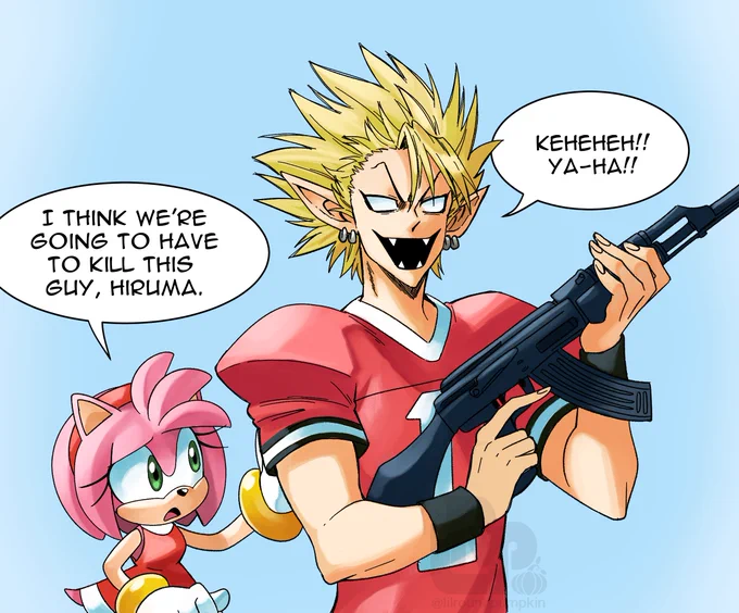 I know it's late but I only just now had time to join this!!

#SonicTheHedeghog #amyrose #eyeshield21 #hirumayoichi 