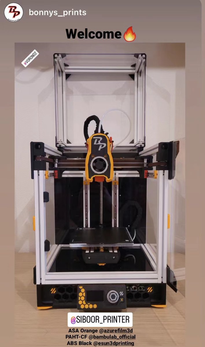 Siboor3dprinter's tweet image. Colorful Frame!!!
It's time to build a new one 🥰

siboor.com
#3dprinter #3dmaker #absfilament #siboor #3dimpresora #voronprinter #voron #vorondesign