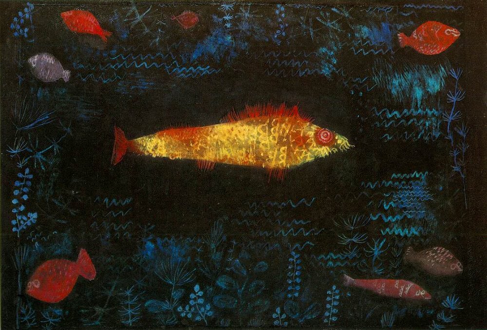 If you see this tweet, you have to mention one of your favorite paintings.

Paul Klee’s Goldfish (1925) does it for me.
