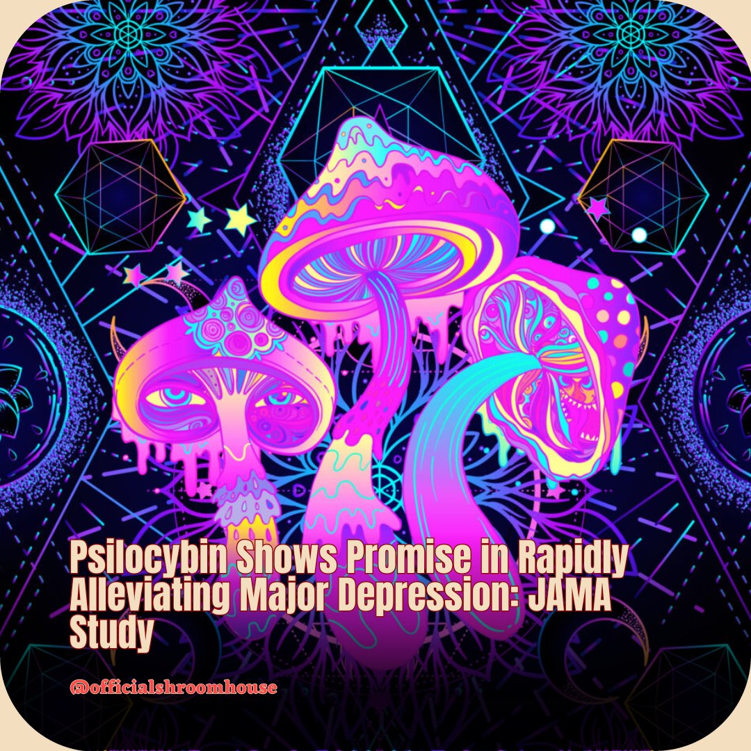 New JAMA study shows psilocybin, paired with psychological support, offers rapid relief for major depression without emotional blunting. #PsilocybinTherapy #DepressionRelief