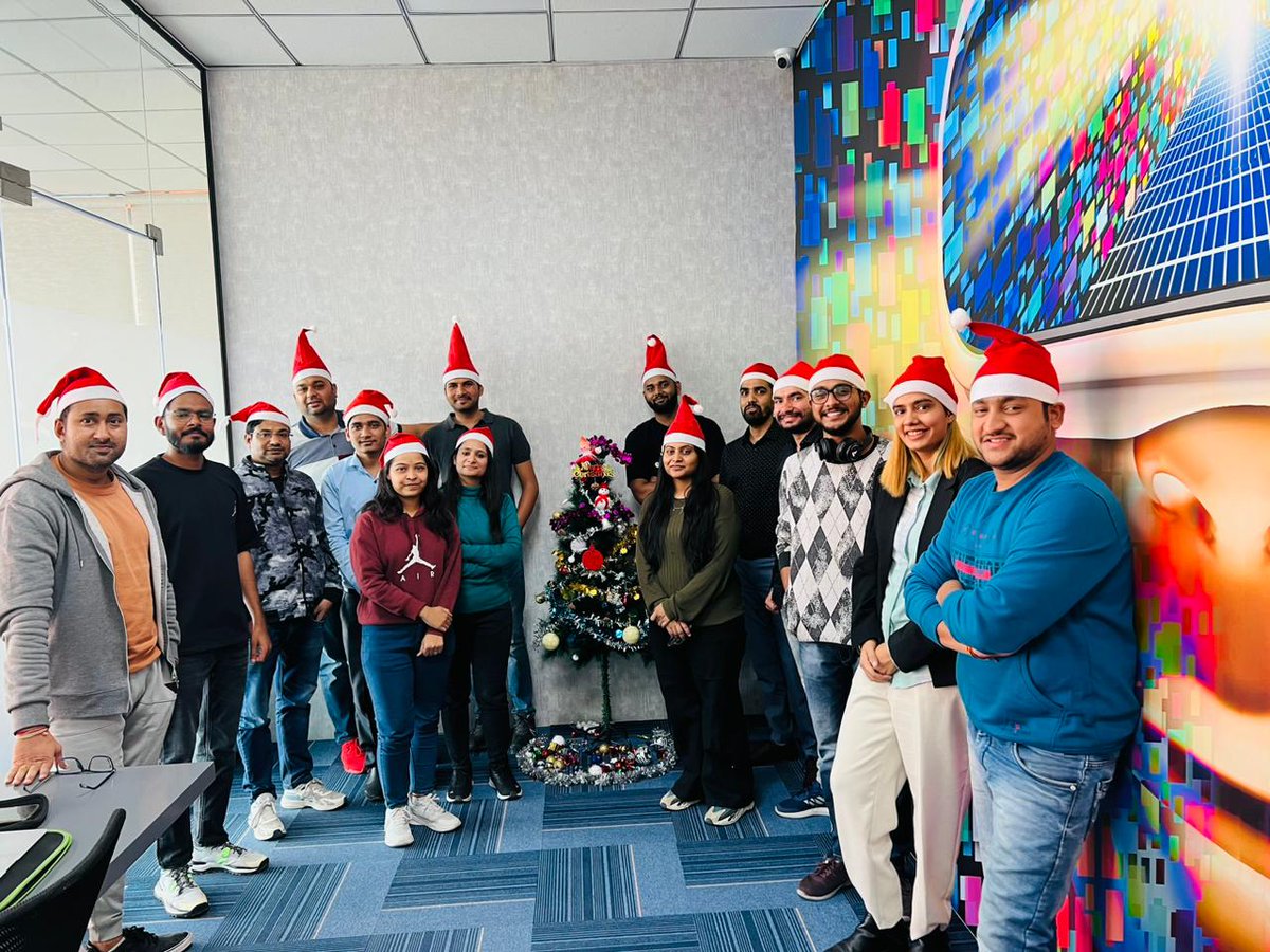 ARLabhq's tweet photo. 🎄🎊 Tinsel, treats, and #secretSanta gifts! 🎁 🎅 Our ARLab office turned into a winter wonderland of joy and laughter.
Here is our behind-the-scenes #Christmas🎄 office pics. 📸 🎁

Wishing you joy, laughter and success in the coming year! https://t.co/rSMEVsiBpO