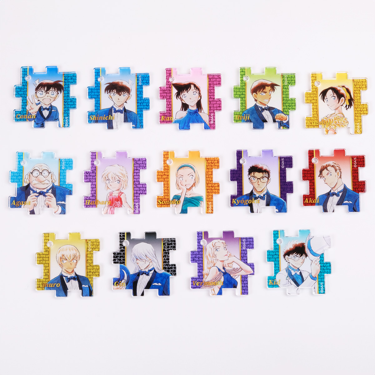 名探偵コナン コナン展 30周年 パズルコレクション コンプリート 連載30周年記念 名探偵コナン展 アクリルパズルコレクション（2