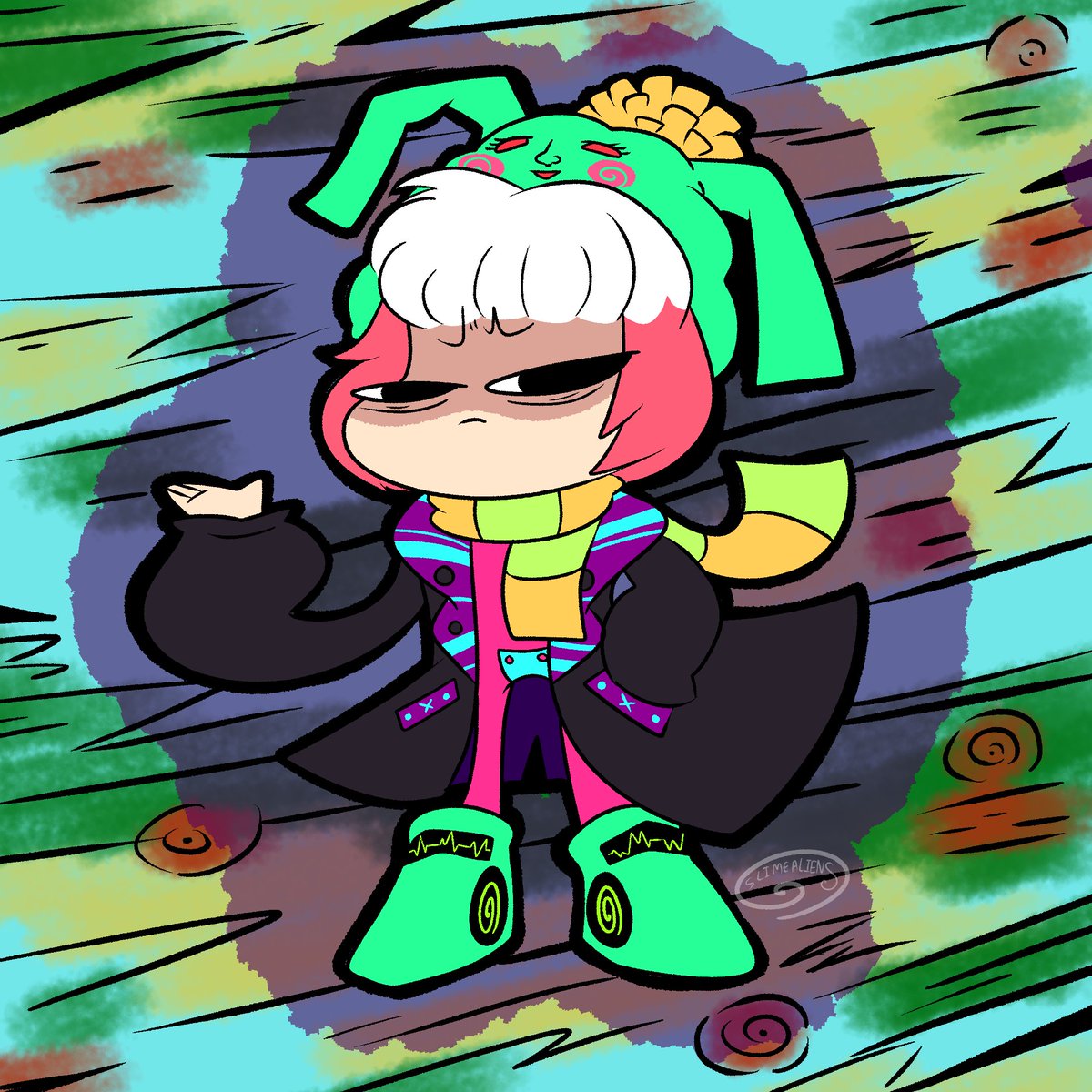 SlimealiensArt's tweet photo. new year? new GUU #hareguu https://t.co/x67wdbNXBK