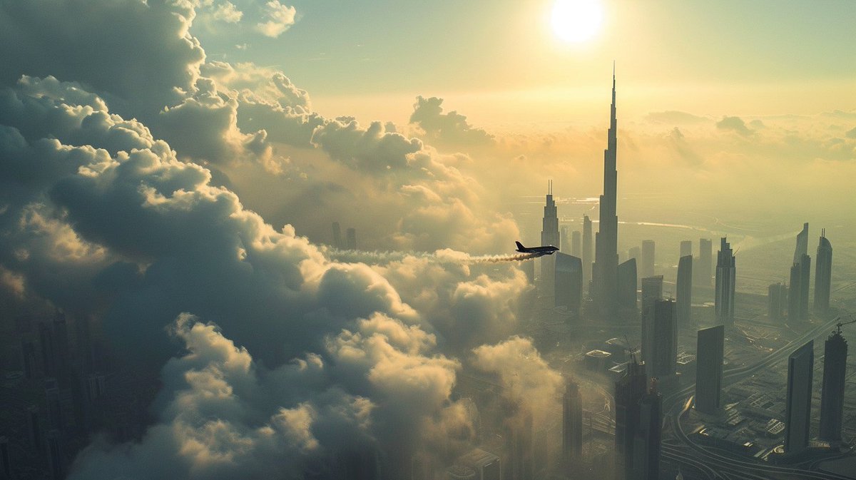 A fictional future Dubai as imagined by Midjourney