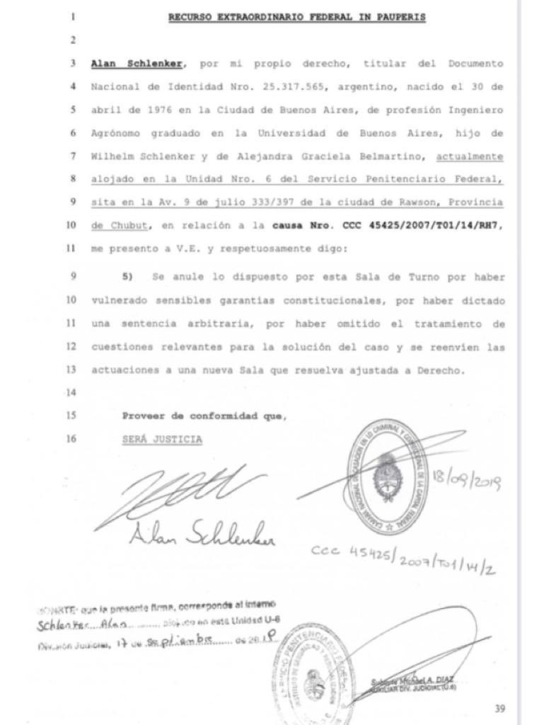 Mi Revisión fue rechazada por un defecto formal. Por lo que voy a presentar una Reposición pidiendo a la Corte Suprema que dé intervención al Defensor Oficial para que subsane SU error y no se vulnere mi derecho de acceso a la justicia. ¿Me ayudás a difundir? Solo busco JUSTICIA.