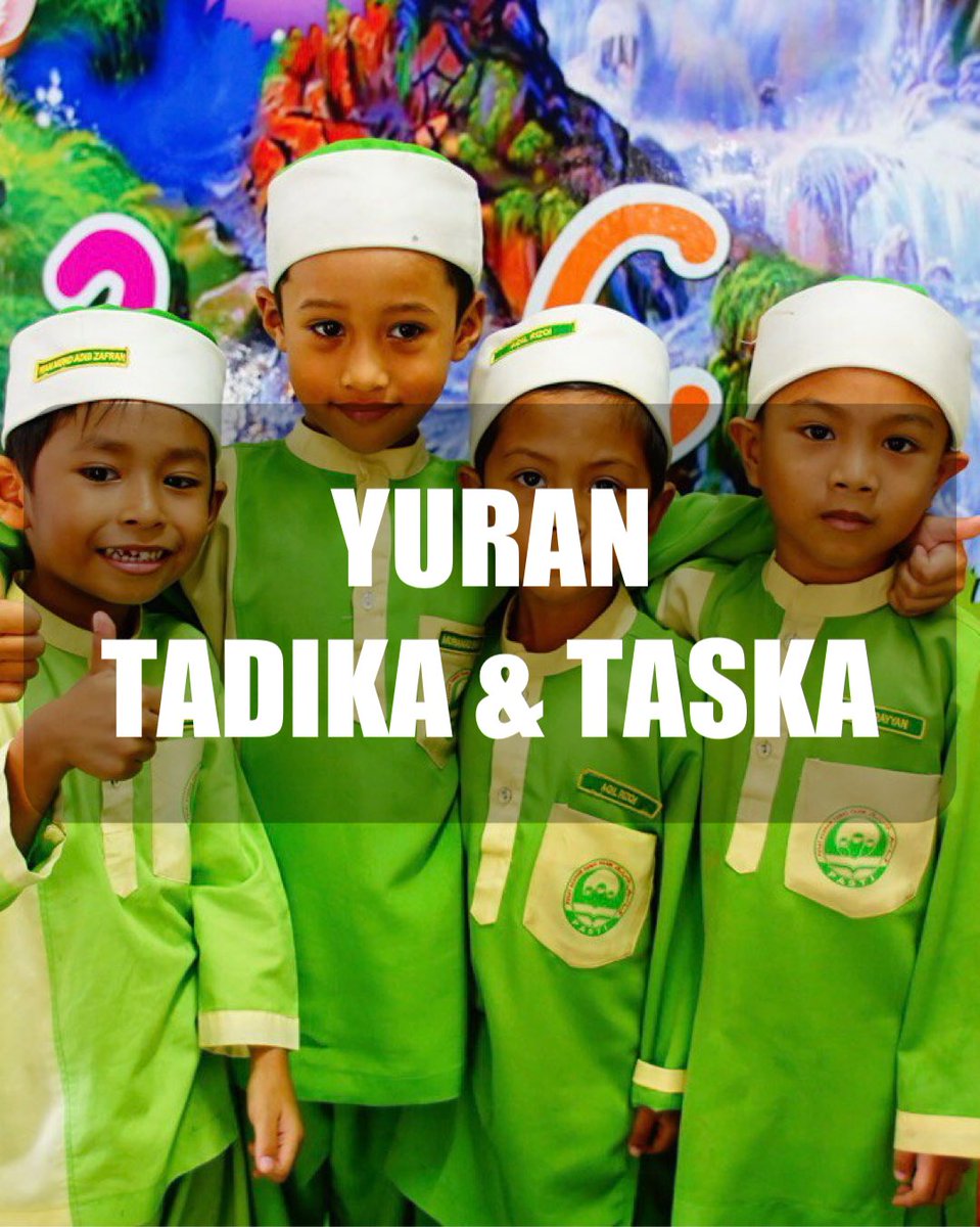 LVGIF's tweet photo. UPDATED: Yuran Tadika &amp; Taska 

LITTLE CALIPHS 
RM2,022 - Pendaftaran
RM350 - Half day bulanan
RM550 - Full day bulanan

PASTI
RM900 - Pendaftaran
RM290 - Half day bulanan

SMART READER
RM2,000 - Pendaftaran
RM400 - Half day bulanan

**Yuran berbeza mengikut lokasi https://t.co/KcbZKmPit3