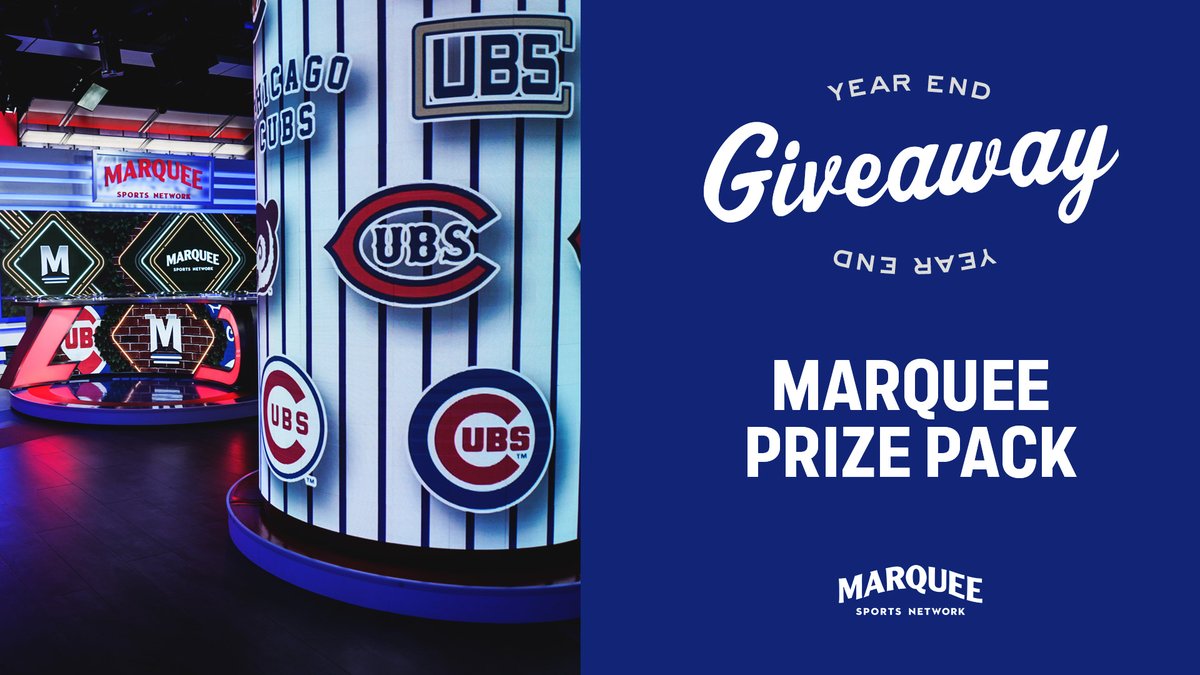 WatchMarquee's tweet image. Last day of the Year-End Giveaway 🚨⚾️

RT and follow @WatchMarquee for your chance to win a Marquee prize pack, including signed baseball cards from Marquee talent and more!

#YearEndGiveaway | Rules: bit.ly/48wQATj
