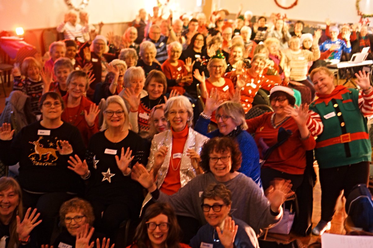 Sing Your Pain Away (@singyrpainaway) on Twitter photo Merry Christmas to all our singers & followers!
Checkout the photos when 70 singers from 6 <a href="/SingYrPainAway/">Sing Your Pain Away</a> groups gathered together last weekend to raise the roof!
facebook.com/singyourpainaw…
#singyourpainaway #bourneend #Marlow #singingforhealth #singingforwellbeing #Singing Merry Christmas to all our singers & followers!
Checkout the photos when 70 singers from 6 <a href="/SingYrPainAway/">Sing Your Pain Away</a> groups gathered together last weekend to raise the roof!
facebook.com/singyourpainaw…
#singyourpainaway #bourneend #Marlow #singingforhealth #singingforwellbeing #Singing