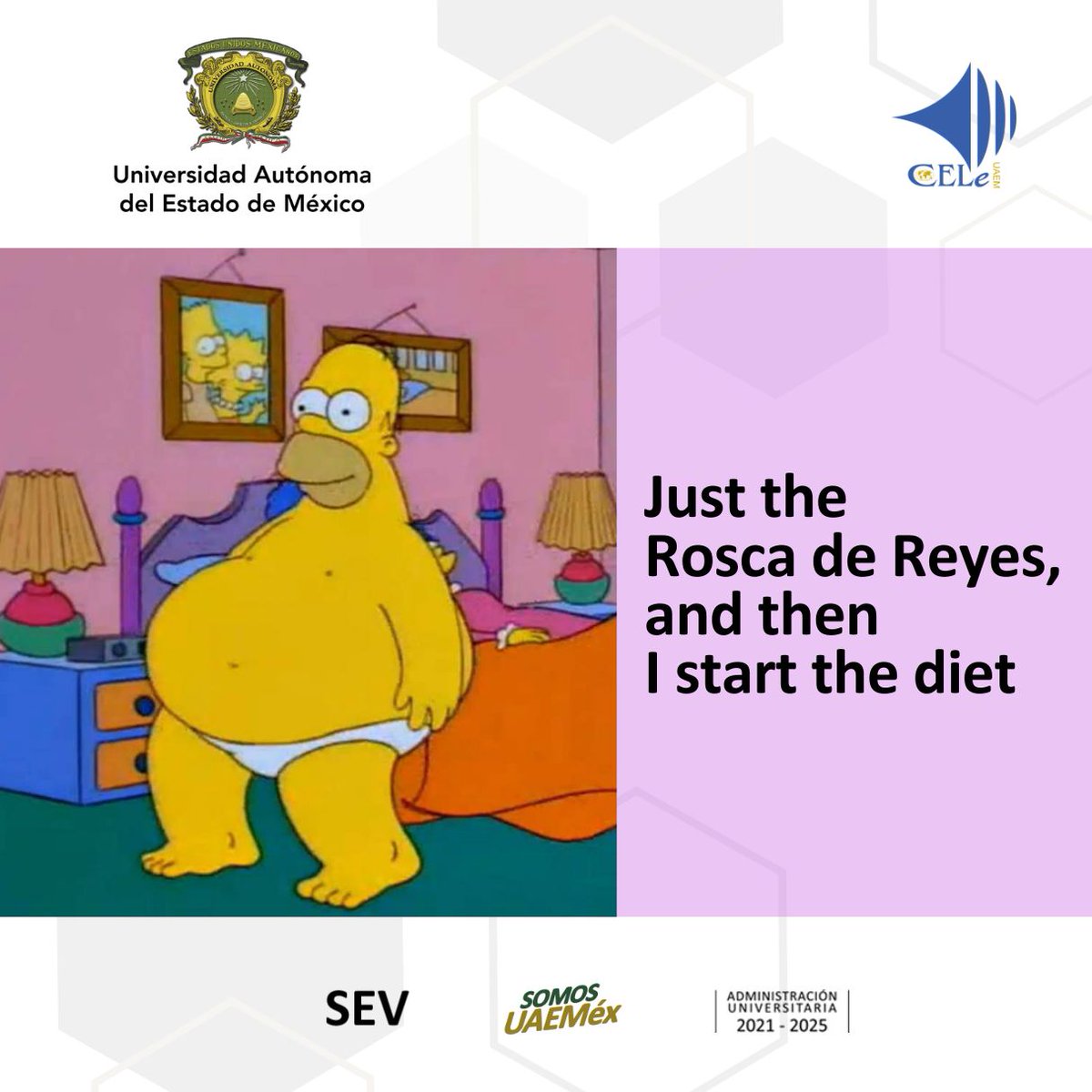 Ya casi comenzamos con la dieta
#SomosUAEMéx #CELeUAEMéx #funnymeme
