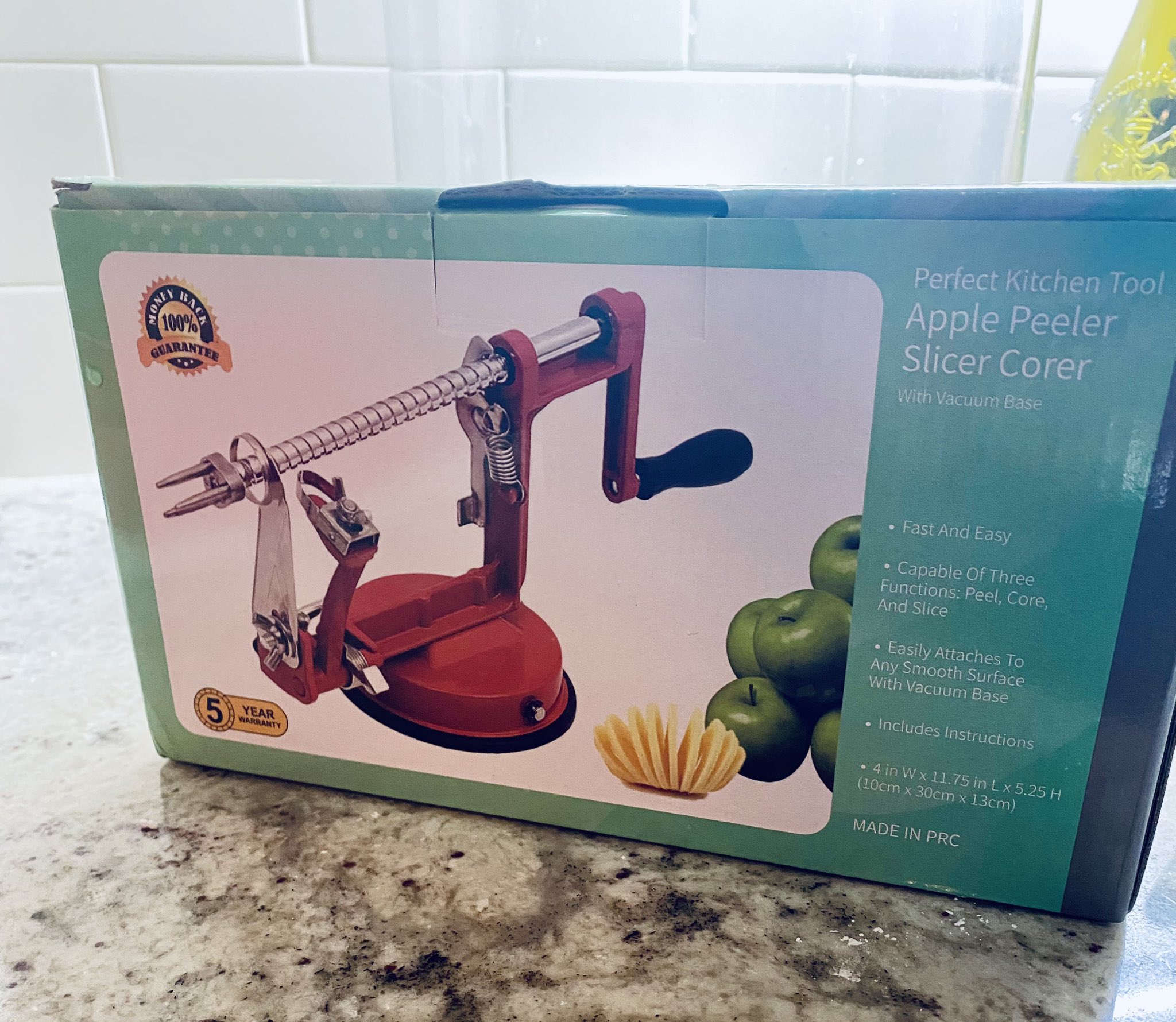 Fast on sale apple peeler